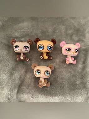 LPS Panda Bears Lot (4 total) #594 #574 #899 #645